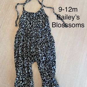 Bailey's Blossoms Leopard Print Jumpsuit
